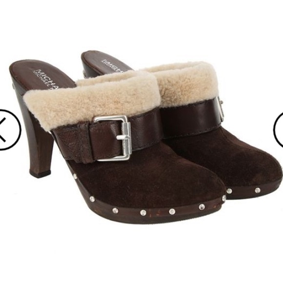 Vintage Michael Kors Heeled Clogs size 9 - Picture 1 of 11